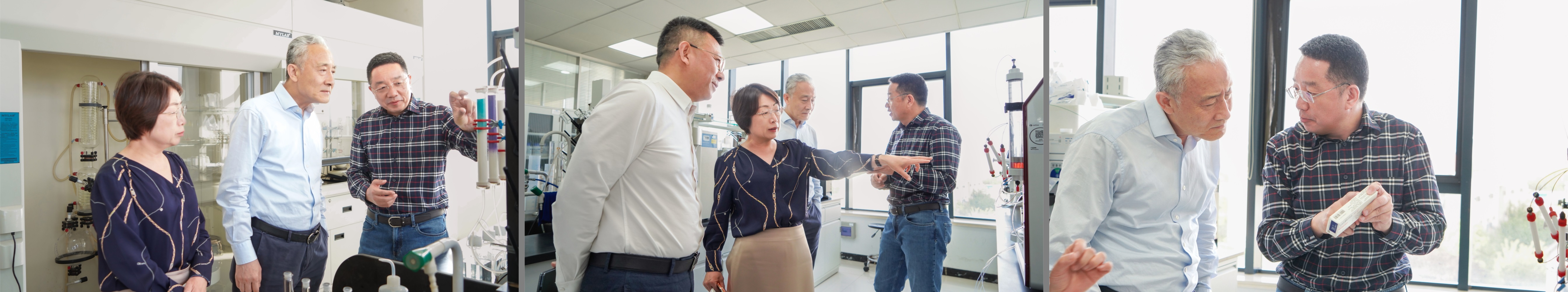 四川大学校长汪劲松一行莅临蓝晓科技参观交流